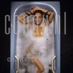 Sabine de Koning (Date Unknown) at studio in Amsterdam.

[keywords]Posed, Full Lenght, Eyecontact, Smiling, Bath-tub[/keywords]